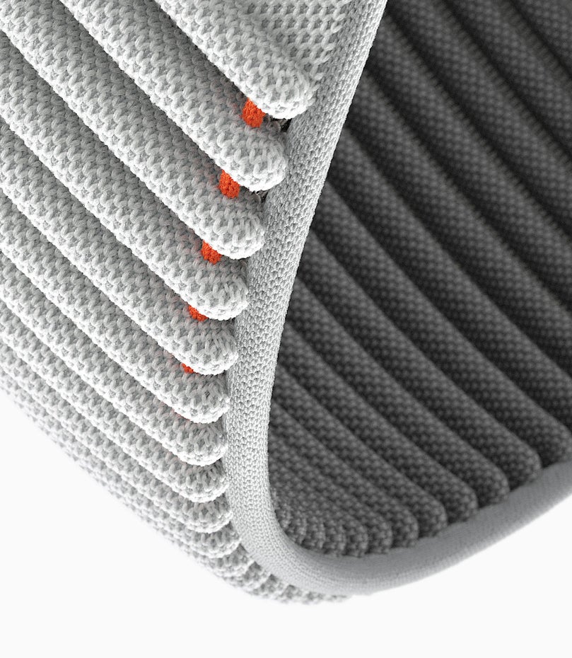 Nahaufnahme des Befestigungsbandes der Apple Vision Pro.