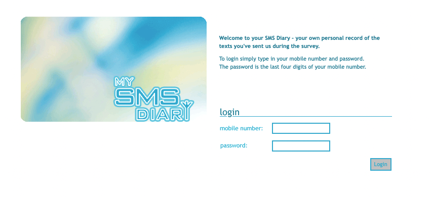 (Screenshot: SMS Diary / archive.org / t3n)