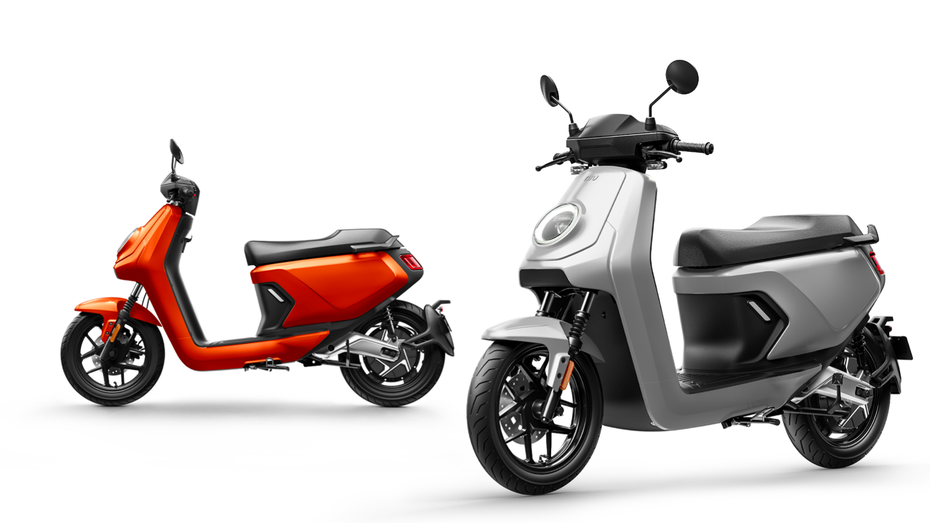 MQi GT Evo in den neuen Farben Orange und Grau.