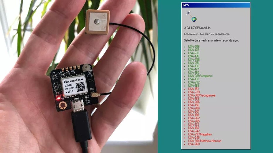 Welche GPS-Satelliten befinden sich gerade in Reichweite? (Bild: Andrew Healey)