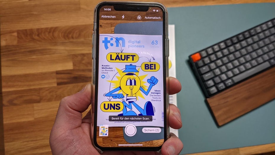 Das iPhone als Scanner für den Mac benutzen